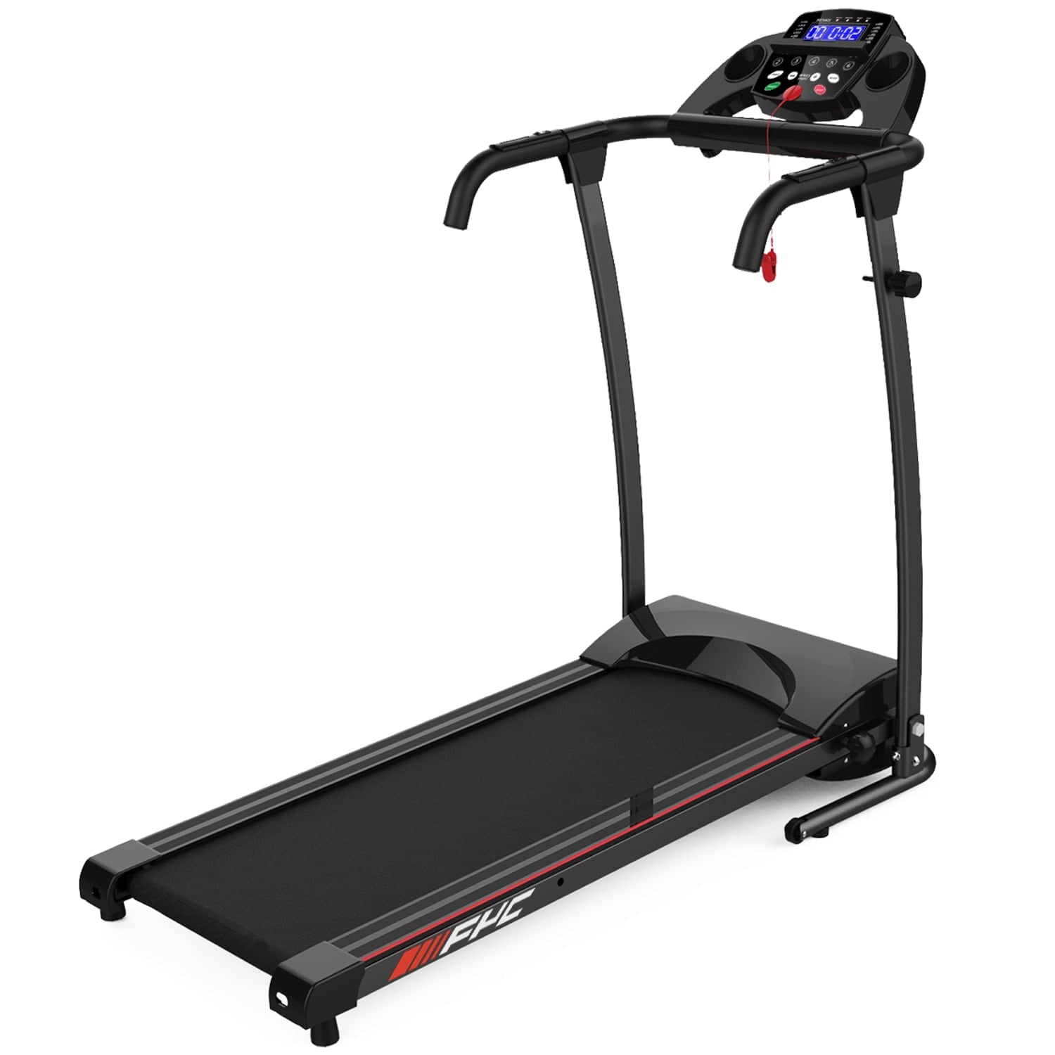 NEW Foldable Treadmil 0.6-6.5mph Run Walk LED Indoor Folding Electric Running Gym Treadmill Exercise Fitness Machine for Home