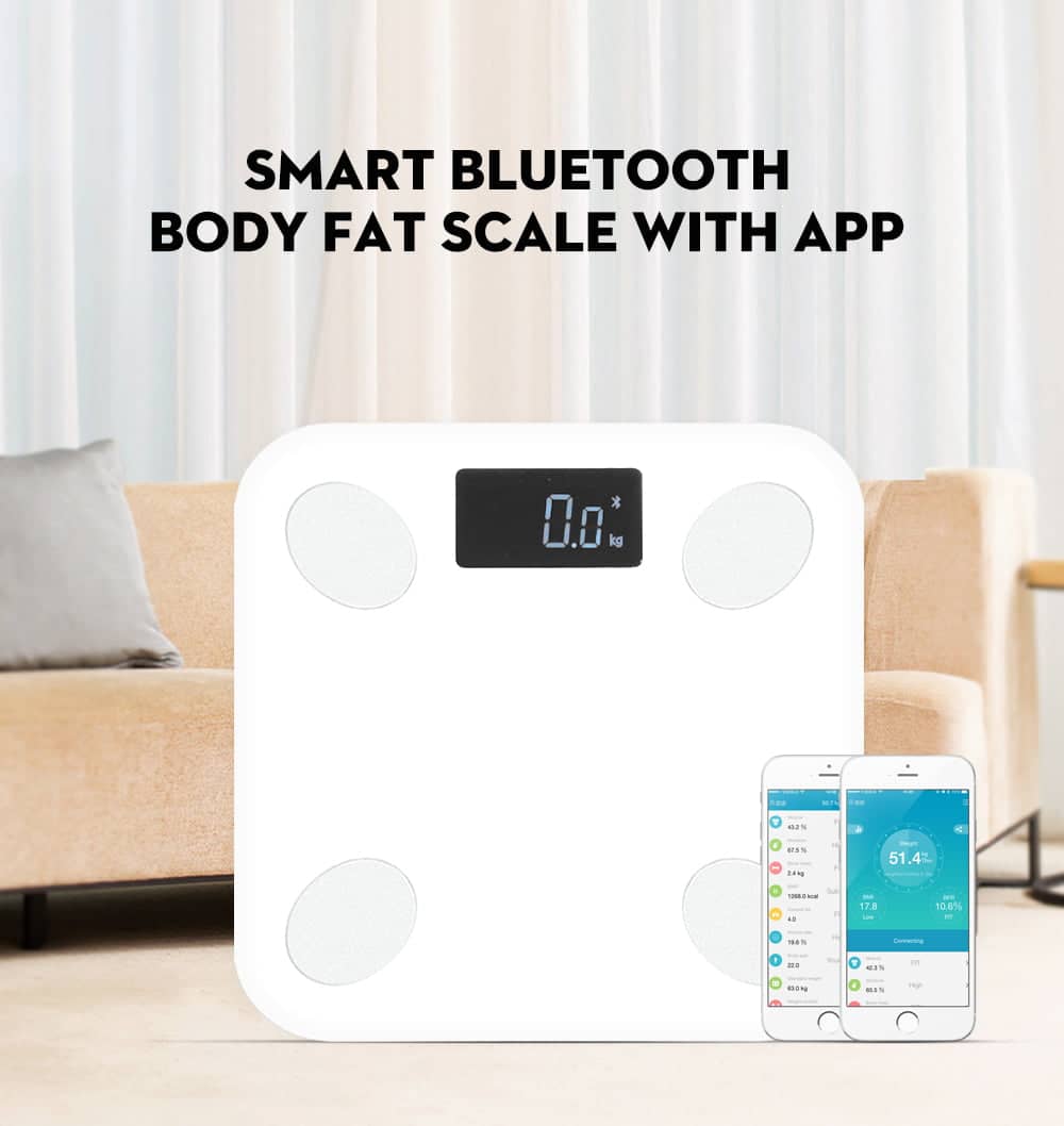 White Design Smart Bathroom Scale