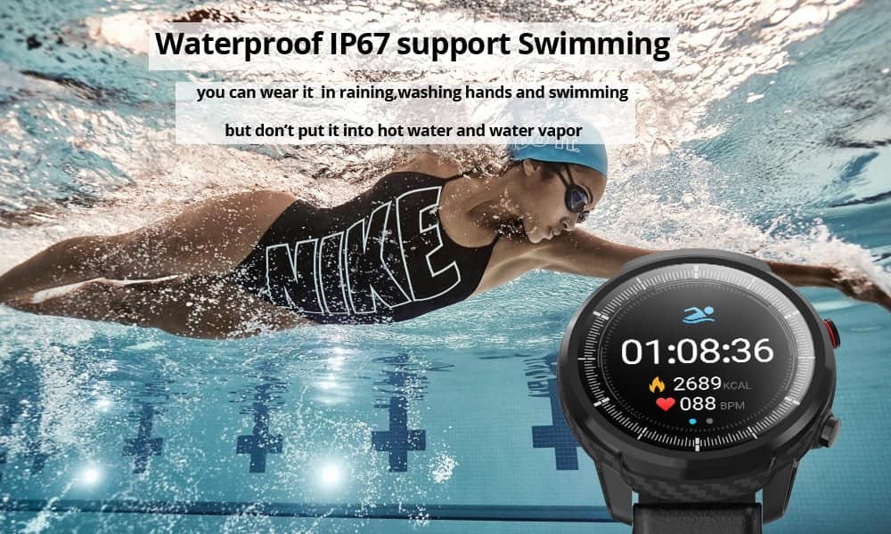 Sports Round Waterproof Smart Watch